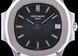 Patek Philippe Nautilus 3800/1 (1993) - Blauw wijzerplaat 37mm Staal