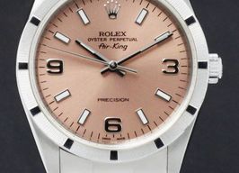 Rolex Air-King 14010 (1997) - Pink dial 34 mm Steel case