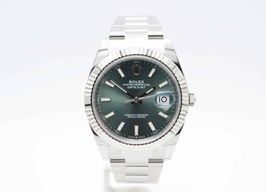 Rolex Datejust 41 126334 (2024) - Groen wijzerplaat 41mm Staal