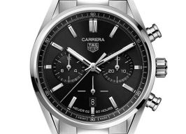 TAG Heuer Carrera CBN2010.BA0642 (2024) - Zwart wijzerplaat 42mm Staal