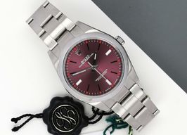 Rolex Oyster Perpetual 39 114300 (2019) - Purple dial 39 mm Steel case