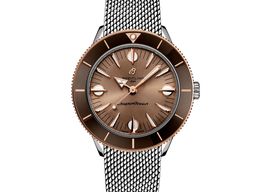 Breitling Superocean Heritage U10340E31A1A1 (2025) - Bruin wijzerplaat 38mm Staal