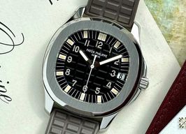 Patek Philippe Aquanaut 5065 (2006) - Zwart wijzerplaat 38mm Staal