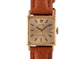 Tudor Vintage 10043 (1967) - Brown dial 19 mm Gold/Steel case
