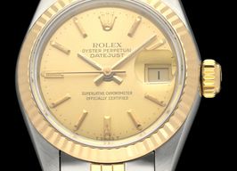 Rolex Lady-Datejust 69173 (1985) - Champagne dial 26 mm Gold/Steel case