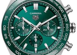 TAG Heuer Carrera CBN2A1N.FT6238 (2026) - Green dial 44 mm Steel case