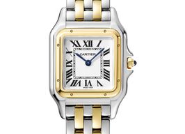 Cartier Panthère W2PN0007 (2025) - White dial 37 mm Gold/Steel case