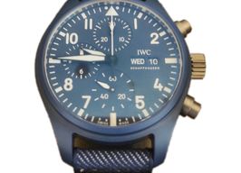 IWC Pilot Chronograph Top Gun IW389404 (2024) - Blauw wijzerplaat 42mm Keramiek