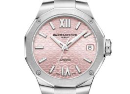 Baume & Mercier Riviera M0A10675 (2024) - Roze wijzerplaat 33mm Staal