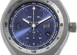 Porsche Design Monobloc Actuator 6030.6.02.003.02.5 (2017) - Blue dial 46 mm Titanium case