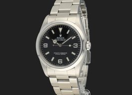 Rolex Explorer 14270 (1999) - Zwart wijzerplaat 36mm Staal