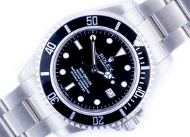 Rolex Sea-Dweller 4000 16600 (2006) - Zwart wijzerplaat 40mm Staal