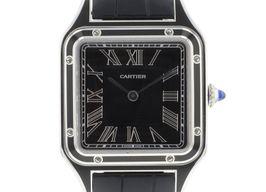 Cartier Santos Dumont WSSA0046 (2023) - Black dial 44 mm Steel case