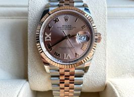 Rolex Datejust 36 126231 (2023) - Roze wijzerplaat 44mm Goud/Staal