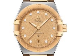 Omega Constellation 131.23.39.20.58.001 (2024) - Yellow dial 39 mm Steel case