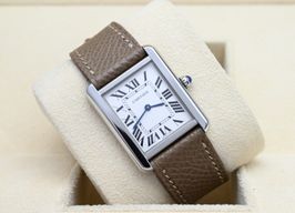 Cartier Tank Solo W5200005 (2014) - White dial 24 mm Steel case
