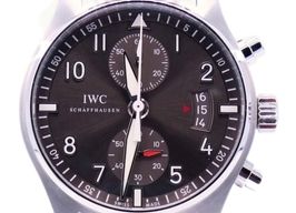 IWC Pilot Spitfire Chronograph IW387802 (2020) - Grijs wijzerplaat 43mm Staal