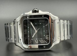 Cartier Santos WSSA0062 (2025) - Green dial 40 mm Steel case