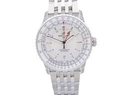 Breitling Navitimer GMT A32310211G1A1 (2025) - Zilver wijzerplaat 41mm Staal