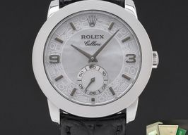 Rolex Cellini 5240 (2001) - White dial 35 mm Platinum case