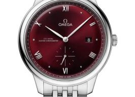 Omega De Ville 434.10.41.20.11.001 (2026) - Rood wijzerplaat 41mm Staal
