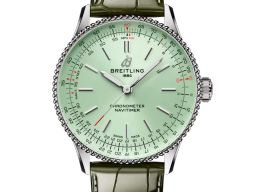 Breitling Navitimer A17327361L1P1 (2023) - Groen wijzerplaat 36mm Staal
