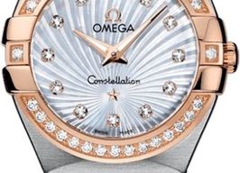 Omega Constellation Quartz 123.25.27.60.55.002 (2024) - Wit wijzerplaat 27mm Staal