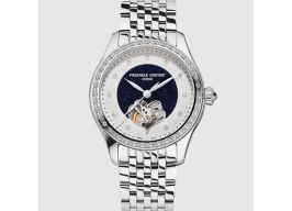 Frederique Constant Ladies Automatic Double Heart Beat FC-313AVD3BD6B (2026) - Blue dial 36 mm Steel case