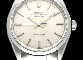 Rolex Air-King 5500 (1981) - Silver dial 34 mm Steel case