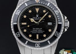 Rolex Sea-Dweller 16660 (1984) - Zwart wijzerplaat 40mm Staal