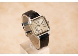 Cartier Santos Dumont WSSA0022 (Onbekend (willekeurig serienummer)) - Zilver wijzerplaat 44mm Staal