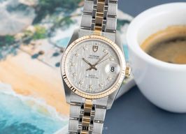 Tudor Prince Date 74033 (Onbekend (willekeurig serienummer)) - Zilver wijzerplaat 34mm Goud/Staal