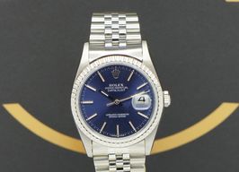 Rolex Datejust 36 16220 (1987) - Blauw wijzerplaat 36mm Staal
