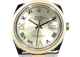Rolex Datejust 36 126233 (2021) - Silver dial 36 mm Gold/Steel case