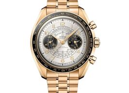 Omega Speedmaster Chronoscope 522.60.43.51.02.001 (2026) - Silver dial 43 mm Yellow Gold case
