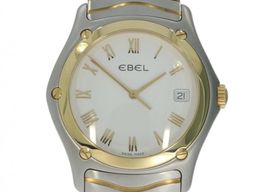 Ebel Classic E1187F41 (2002) - White dial 40 mm Gold/Steel case
