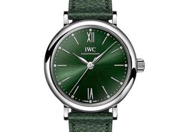 IWC Portofino Automatic IW357412 (2025) - Green dial 34 mm Steel case
