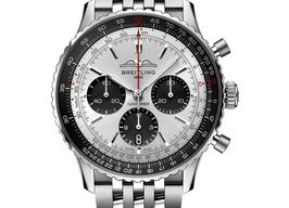 Breitling Navitimer 1 B01 Chronograph AB0138241G1A1 (2025) - Silver dial 43 mm Steel case