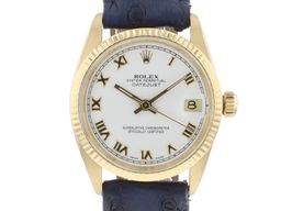 Rolex Datejust 6827 (1982) - White dial 31 mm Yellow Gold case
