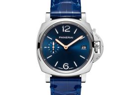 Panerai Luminor Due PAM01273 (2025) - Blauw wijzerplaat 38mm Staal
