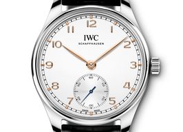 IWC Portuguese Automatic IW358303 (2023) - Zilver wijzerplaat 40mm Staal