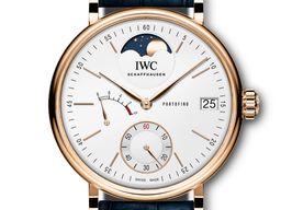 IWC Portofino Hand-Wound IW516409 (2024) - Zilver wijzerplaat 45mm Roodgoud