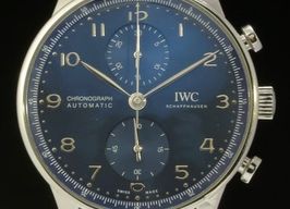 IWC Portuguese Chronograph IW371606 (2020) - Blauw wijzerplaat 41mm Staal