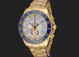 Rolex Yacht-Master II 116688 (2014) - Wit wijzerplaat 44mm Geelgoud