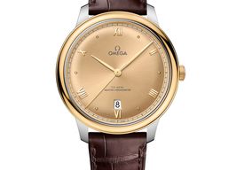 Omega De Ville 434.23.40.20.08.001 (2025) - Champagne wijzerplaat 40mm Goud/Staal