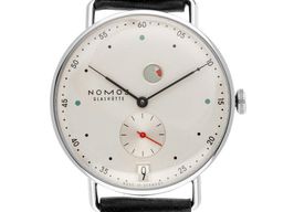 NOMOS Metro Datum Gangreserve 1101 (2025) - Silver dial 37 mm Steel case