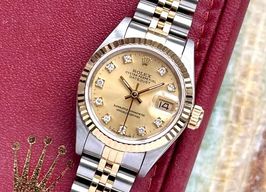 Rolex Lady-Datejust 69173G (1993) - Gold dial 26 mm Gold/Steel case
