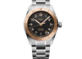 Longines Spirit L3.803.5.53.6 (2025) - Black dial 39 mm Gold/Steel case