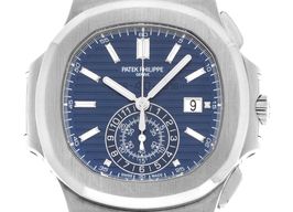 Patek Philippe Nautilus 5976/1G-001 (2017) - Blauw wijzerplaat 45mm Witgoud