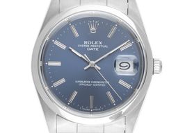 Rolex Oyster Perpetual Date 15200 (1993) - Blue dial 34 mm Steel case